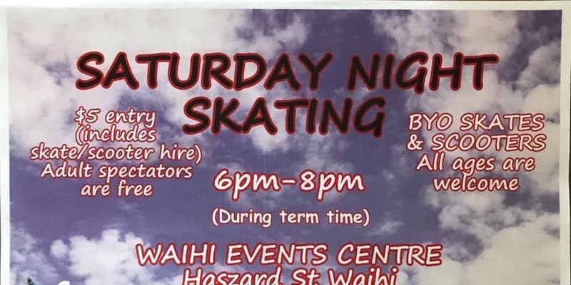 Saturday Night Skating is on again!