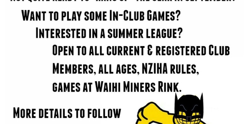 Interested in a Summer League?